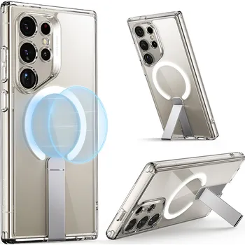 Pouzdro na mobilní telefon ESR Boost Flickstand HaloLock Samsung Galaxy S24 Ultra Čirý