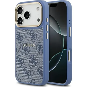 Pouzdro na mobilní telefon Guess Hardcase 4G Classic MagSafe iPhone 17 Pro modrý