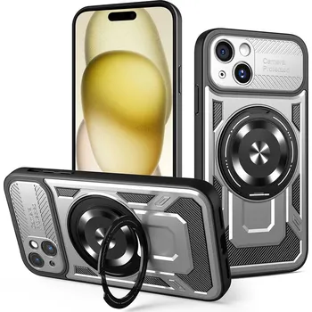 Pouzdro na mobilní telefon Techsuit RuggedCam pro iPhone 15 Plus šedý