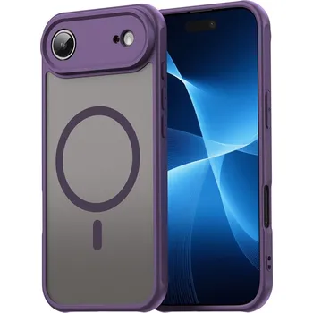Pouzdro na mobilní telefon Techsuit HaloFrost II MagSafe pro iPhone 17 Air fialový