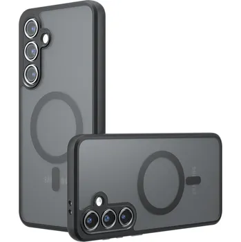 Pouzdro na mobilní telefon Techsuit PureFrost MagSafe pro Samsung Galaxy S25 Plus v matné černé