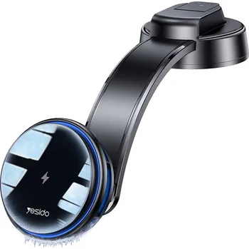 Yesido Car Holder s bezdrátovým nabíjením C311 na palubní desku černý