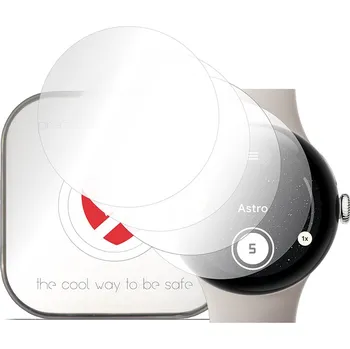 Příslušenství k chytrým hodinkám Ochrana displeje Premium Classic 4 ks Google Pixel Watch 3 45mm čirá