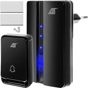 Povlak na polštářek Bezdrátový zvonek černý