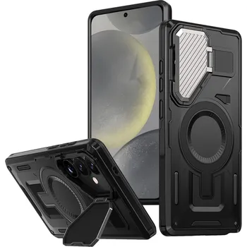 Pouzdro na mobilní telefon Techsuit CamVault MagSafe pro Samsung Galaxy S24 S25 černá
