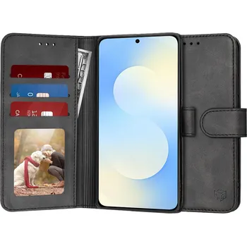 Pouzdro na mobilní telefon Techsuit Diary Book pro Samsung Galaxy S25 FE černá