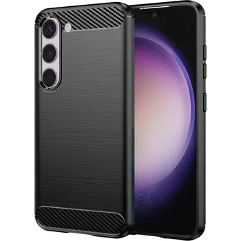 Pouzdro na mobilní telefon Techsuit Karbon Silikon Samsung Galaxy S23 Černý