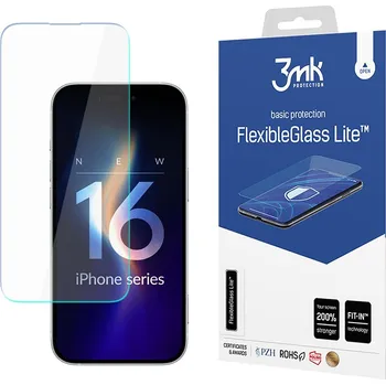 3mk FlexibleGlass Lite iPhone 16 průhledný