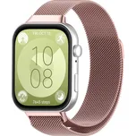 Řemínek Techsuit W009 pro Huawei Watch Fit 3 4 4 Pro růžový