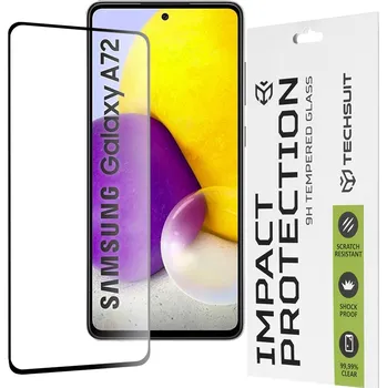 Techsuit 111D Celoplošné sklo Samsung Galaxy A72 4G A72 5G Black