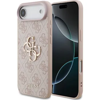 Pouzdro na mobilní telefon Guess Hardcase 4G Big Logo iPhone 17 Air růžová