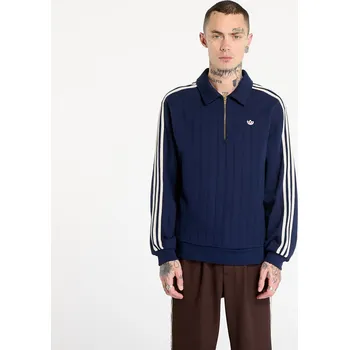 Pánská mikina Mikina adidas x Clot 1/4 Zip UNISEX Night Indigo M