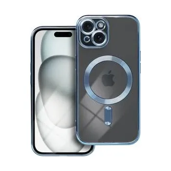 Pouzdro na mobilní telefon Kryt ELECTRO MAG COVER kompatibilní s MagSafe pro IPHONE 15 modrý - OEM + zdarma možnost vyzkoušet a vrátit zboží do 30 dní