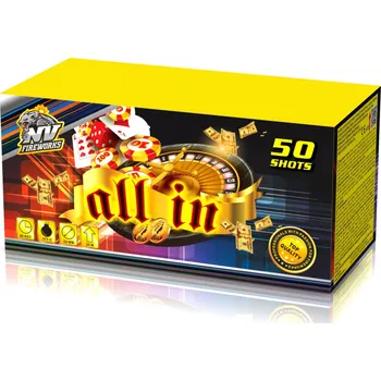 Zábavní pyrotechnika GOLD MINE - kompaktní ohňostroj - kompakt 50 ran / 20 mm ...