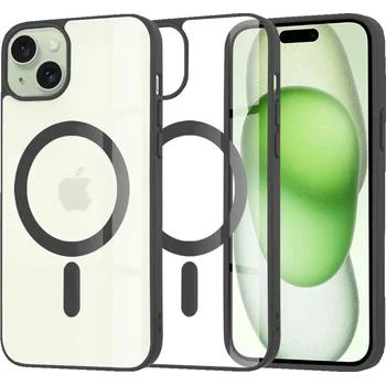 Pouzdro na mobilní telefon Techsuit MagSafe Pro iPhone 15 Plus Černá