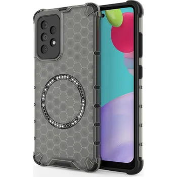 Pouzdro na mobilní telefon Techsuit HoneyComb Shield MagSafe pro Samsung Galaxy A52 A52s černá