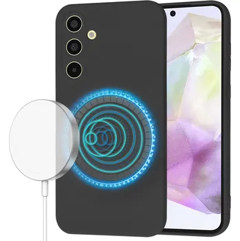 Pouzdro na mobilní telefon Techsuit SoftFlex MagSafe pro Samsung Galaxy A35 5G černý