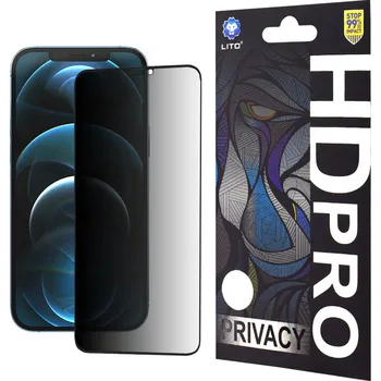 Lito HD Pro Privacy iPhone 12 Pro Max Černá