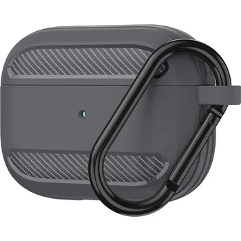 Příslušenství pro sluchátka Techsuit Carbon Silicone pro AirPods 3 šedý