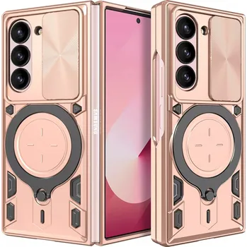 Pouzdro na mobilní telefon Techsuit CamGuard Pro Samsung Galaxy Z Fold6 Růžové zlato