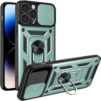 Pouzdro na mobilní telefon Techsuit CamShield Series iPhone 14 Pro zelený