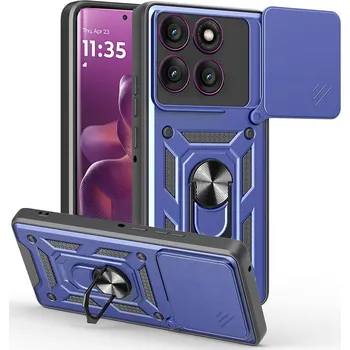 Pouzdro na mobilní telefon Techsuit CamShield Series pouzdro pro Motorola Edge 60 Pro modré