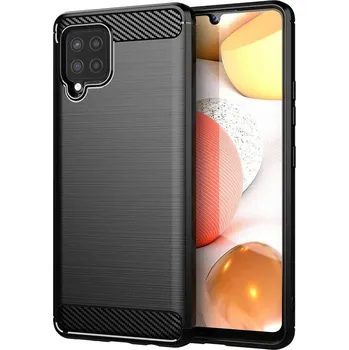 Pouzdro na mobilní telefon TechSuit Karbon Silikon Samsung Galaxy A42 5G Černý