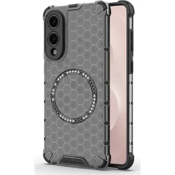 Pouzdro na mobilní telefon Techsuit HoneyComb Shield MagSafe pro Samsung Galaxy S25 Edge černá