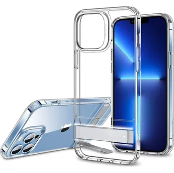 Pouzdro na mobilní telefon ESR Vzduchový štít Zesílený stojánek iPhone 13 Pro Max Průhledný