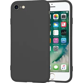 Pouzdro na mobilní telefon Techsuit SoftFlex iPhone 7 8 SE 2 2020 SE 3 2022 Černý