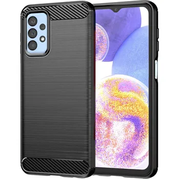 Pouzdro na mobilní telefon Techsuit Karbon Silikon Samsung Galaxy A23 4G A23 5G Černý