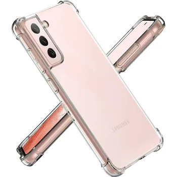 Pouzdro na mobilní telefon Techsuit Nárazuvzdorný Čirý Silikonový Samsung Galaxy S21 5G Clear