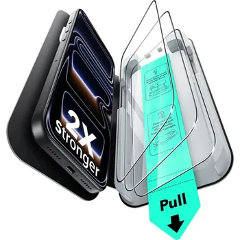 ESR Tempered Glass UltraFit (3 kusy) iPhone 17 Pro černá