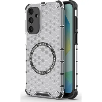 Pouzdro na mobilní telefon Techsuit HoneyComb Shield MagSafe pro Samsung Galaxy A16 4G / A16 5G bílý