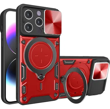 Pouzdro na mobilní telefon Techsuit CamGuard Pro iPhone 14 Pro Červený