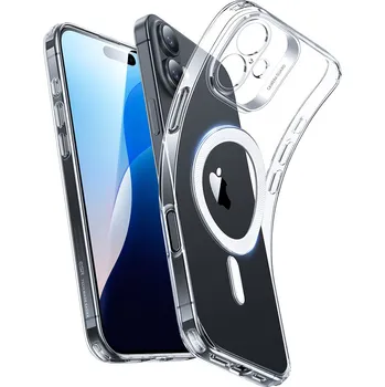 Pouzdro na mobilní telefon ESR Zero HaloLock iPhone 16 Průhledný