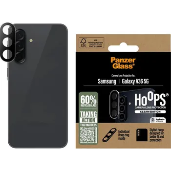 PanzerGlass® Hoops® ochrana čočky fotoaparátu Samsung Galaxy A36 5G průhledná