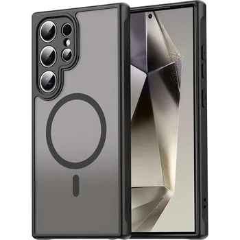 Pouzdro na mobilní telefon Techsuit HaloFrost II MagSafe pro Samsung Galaxy S24 Ultra černá