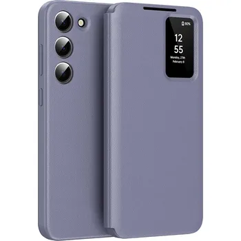 Pouzdro na mobilní telefon Techsuit SmartView Series pro Samsung Galaxy S23 fialová