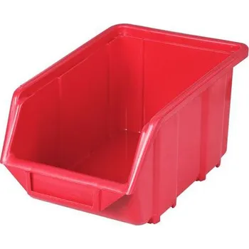 Úložný box Plastové boxy Ecobox medium 12,5 x 15,5 x 24 cm Jméno: Plastový box Ecobox medium 12,5 x 15,5 x 24 cm, červený