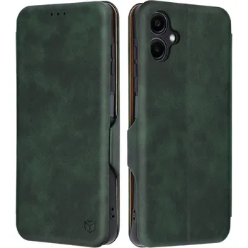 Pouzdro na mobilní telefon Pouzdro Techsuit Safe Wallet Plus pro Samsung Galaxy A06 zelené