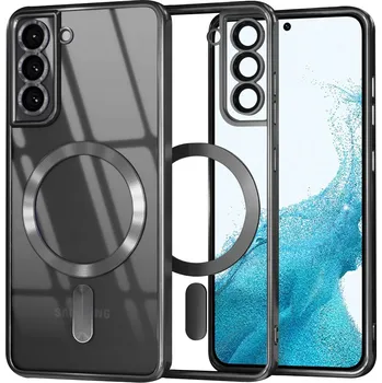 Pouzdro na mobilní telefon Techsuit - Luxury Crystal MagSafe - Samsung Galaxy S22 5G - Černé