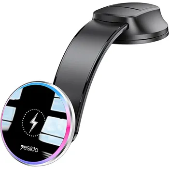 Yesido Car Holder s bezdrátovým nabíjením C292 na palubní desku černý