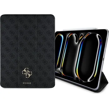 Guess Magnetic 4G Big Logo pouzdro pro iPad Pro 13 2024/2025 černé