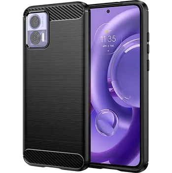 Pouzdro na mobilní telefon Techsuit Karbon Silikon Motorola Edge 30 Neo Černý