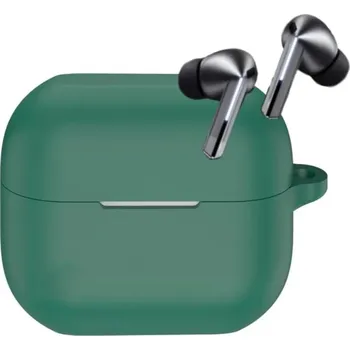Příslušenství pro sluchátka Techsuit silikonové pouzdro pro AirPods 4 hladký ultratenký materiál zelená