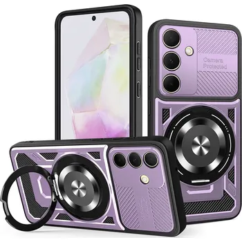 Pouzdro na mobilní telefon Techsuit RuggedCam pro Samsung Galaxy A35 5G fialová