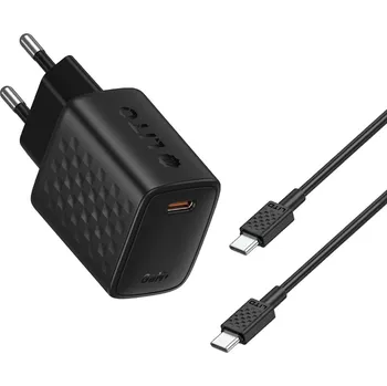 Lito Wall Charger LC17 Type-C výstup PD30W GaN PC nehořlavý EU zástrčka černý