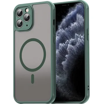 Pouzdro na mobilní telefon Techsuit HaloFrost II MagSafe pro iPhone 11 Pro zelený