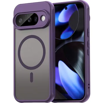 Pouzdro na mobilní telefon Techsuit HaloFrost II MagSafe pro Google Pixel 10 fialová